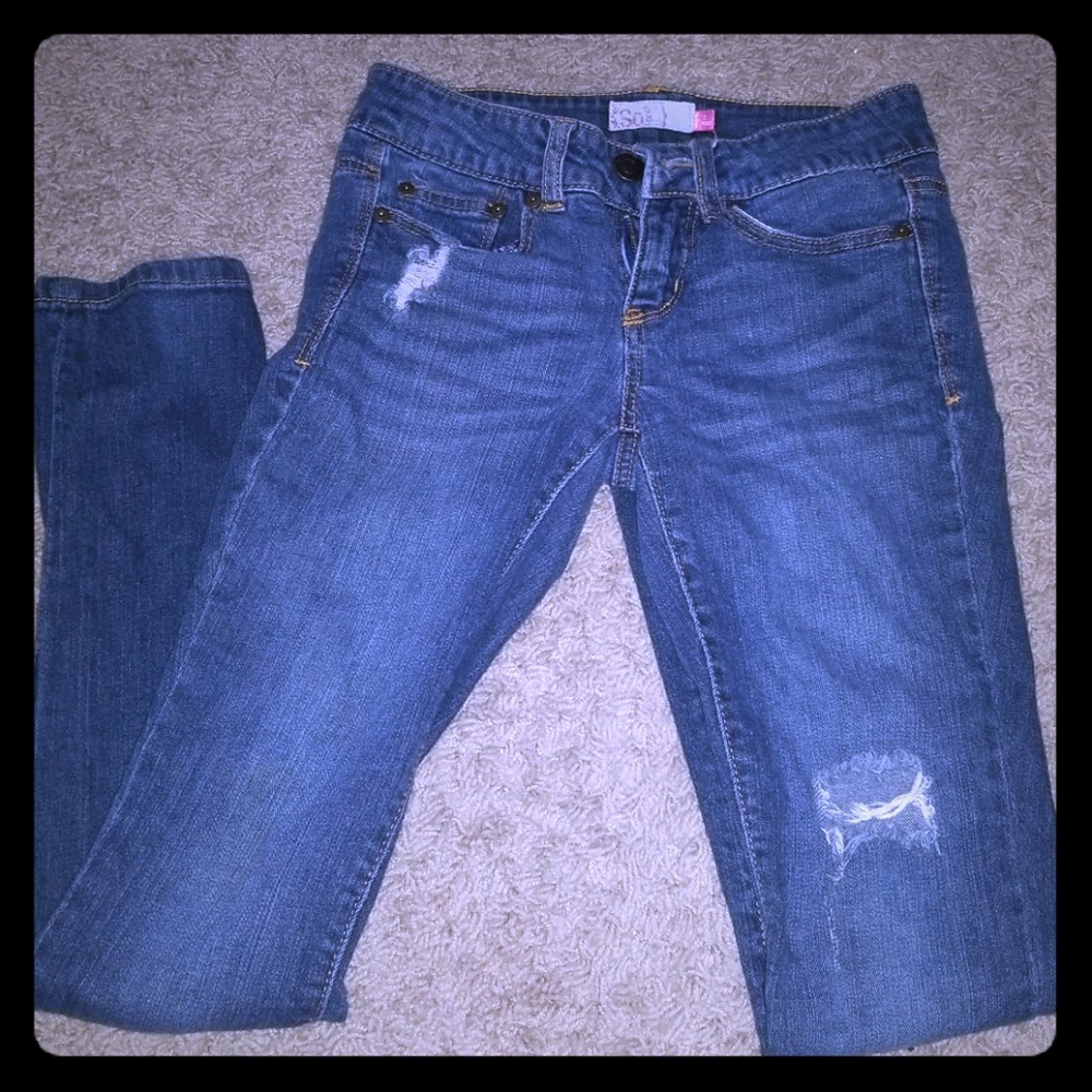 Distressed Skinny Jean's